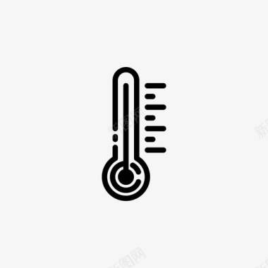 温度计热量药物图标图标