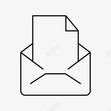 信件空信信封图标图标