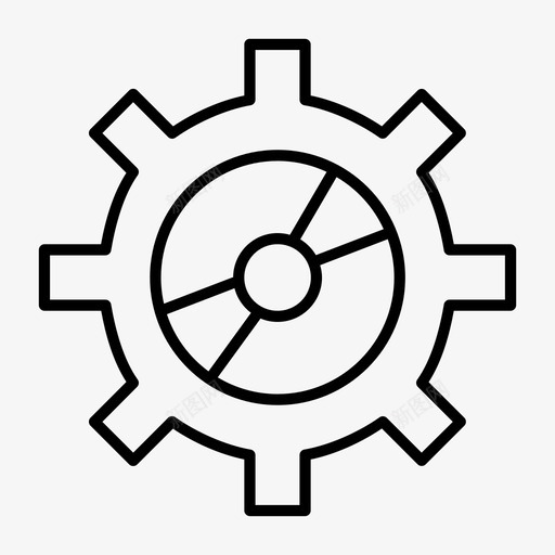 软件齿轮计算机图标svg_新图网 https://ixintu.com 硬件 程序 系统 计算机 软件 齿轮