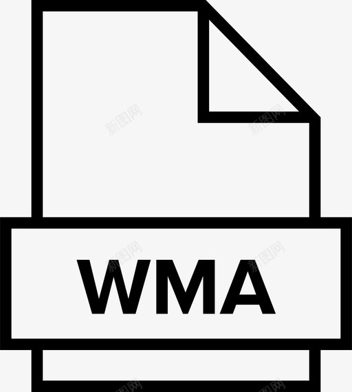 wma存档数据图标svg_新图网 https://ixintu.com wma 存档 扩展名 数据 文件文档 文档 资源管理器