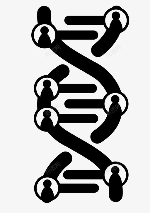 社会dna染色体双螺旋图标svg_新图网 https://ixintu.com 双螺旋 染色体 社会dna