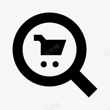 寻找产品购物车搜索图标图标