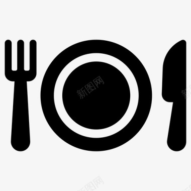 晚餐吃饭食物图标图标