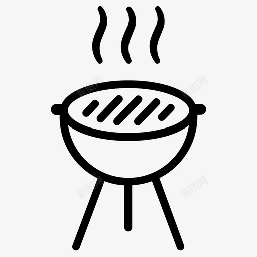 烧烤烹饪夏季图标svg_新图网 https://ixintu.com 夏季 烧烤 烹饪