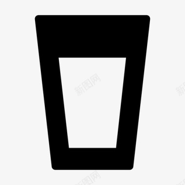 玻璃杯冷饮饮料图标图标