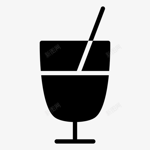 饮料冷饮玻璃杯图标svg_新图网 https://ixintu.com 假期和旅行雕文图标 冷饮 果汁 柠檬 玻璃杯 饮料