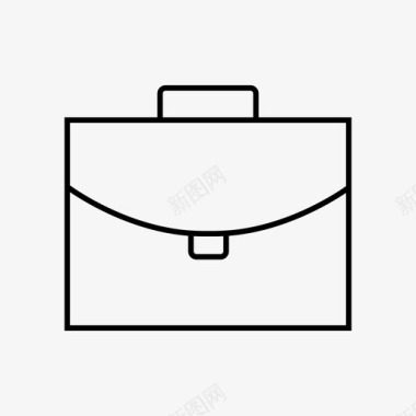 工作手提箱公文包商务图标图标