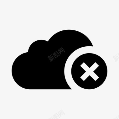 iconmonstr-cloud-8-icon图标