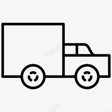 卡车汽车车辆图标图标