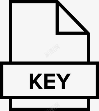 密钥存档数据图标图标