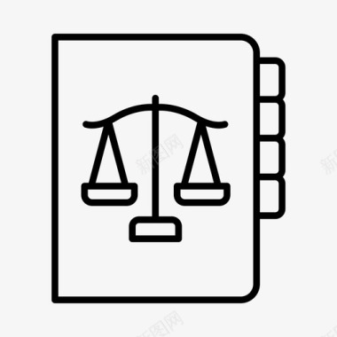 法律文件法院司法图标图标