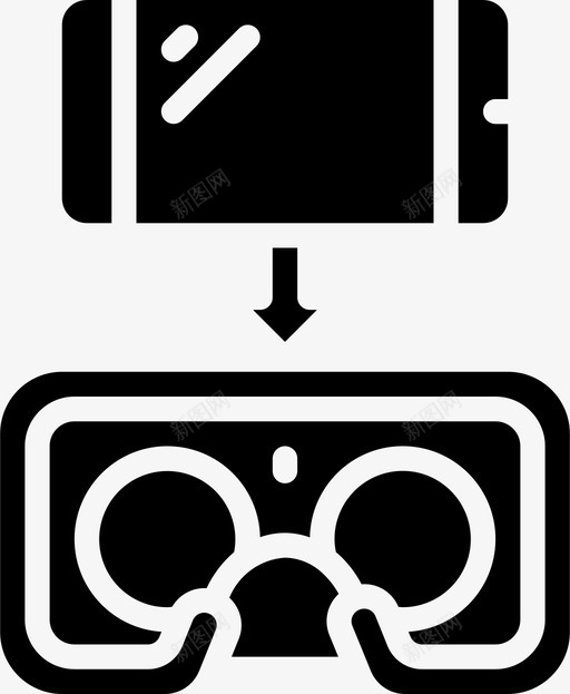 手机耳机现实虚拟图标svg_新图网 https://ixintu.com 手机耳机 现实 虚拟 虚拟现实