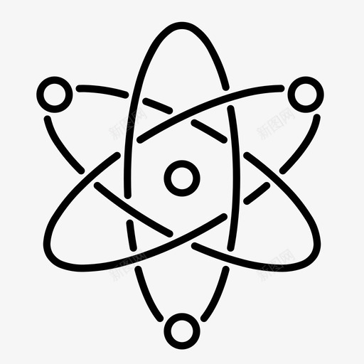 原子医学科学图标svg_新图网 https://ixintu.com 信仰 医学 原子 宗教 技术 灵性 科学