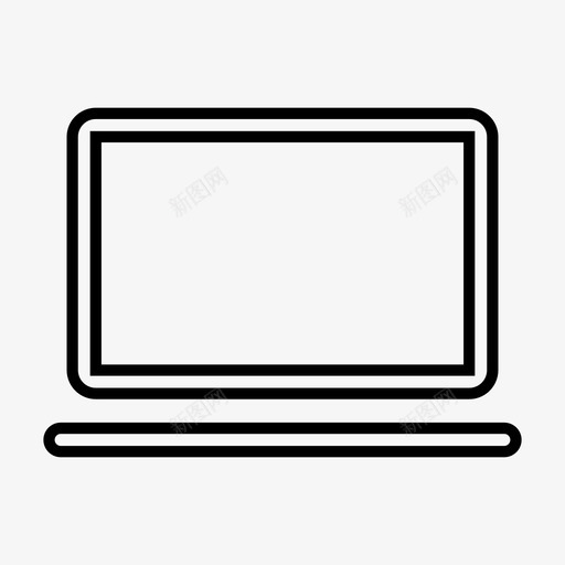 笔记本电脑电脑屏幕图标svg_新图网 https://ixintu.com 屏幕 电脑 笔记本电脑