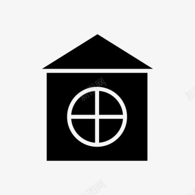 房子建筑物小屋图标图标