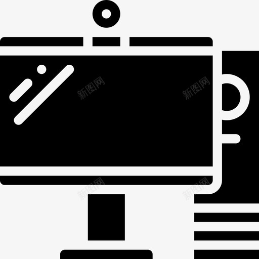 桌面设置组件计算机图标svg_新图网 https://ixintu.com pc pc组件 桌面设置 硬件 组件 计算机