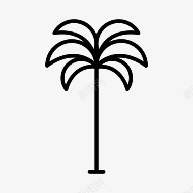 棕榈树公园图标图标