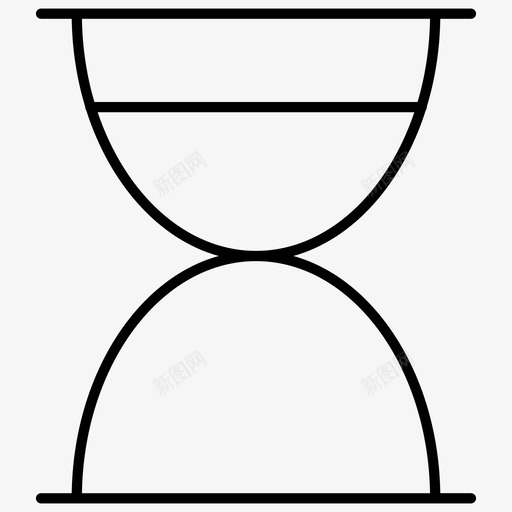 沙漏时钟持续时间图标svg_新图网 https://ixintu.com 持续时间 时钟 时间 沙漏