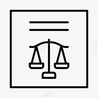 法律法院刑事司法图标图标