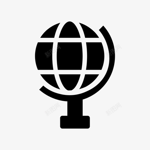 globeearthglobal图标svg_新图网 https://ixintu.com earth global globe office officeglyphs图标 steamline world