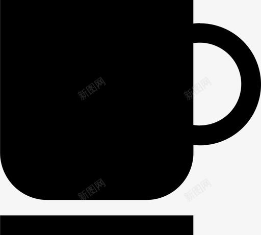 杯子咖啡玻璃杯图标svg_新图网 https://ixintu.com 咖啡 杯子 玻璃杯 马克杯