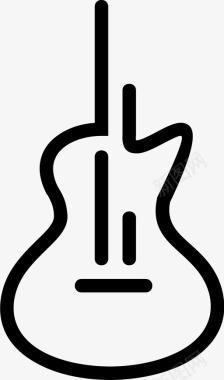 吉他吉他弦音乐图标图标