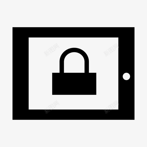 锁定设备挂锁密码图标svg_新图网 https://ixintu.com 受保护 密码 平板电脑 开发人员solida 挂锁 锁定设备