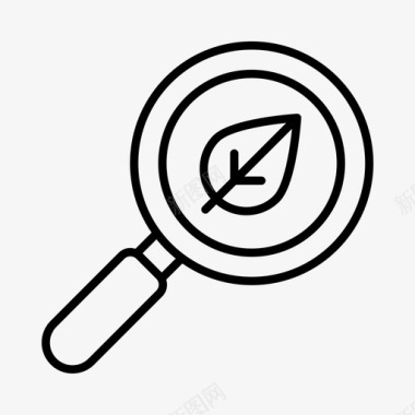 可持续科学生态环境图标图标