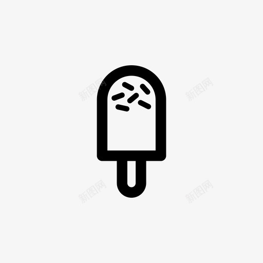 冰棒冰淇淋冰激凌图标svg_新图网 https://ixintu.com 冰棒 冰淇淋 冰激凌 食品饮料 香草