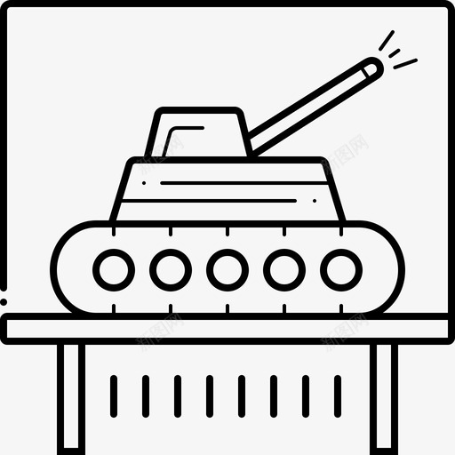 坦克展览战争图标svg_新图网 https://ixintu.com 坦克 展览 战争