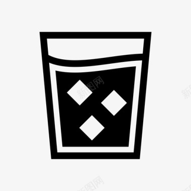 酒精饮料玻璃杯图标图标