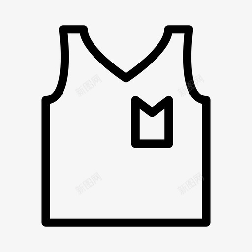 单件布料球衣图标svg_新图网 https://ixintu.com 体育奖励线图标 单件 布料 球衣 衬衫 运动