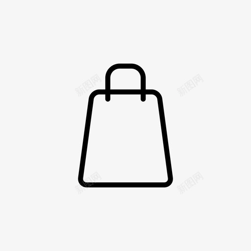 购物袋电子商务市场图标svg_新图网 https://ixintu.com 市场 电子商务 购物袋