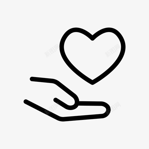 社会支持心脏服务图标svg_新图网 https://ixintu.com 心脏 服务 社会支持