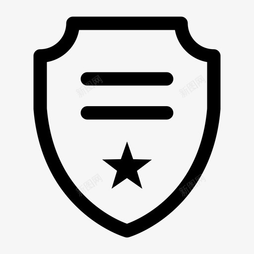 警徽svg_新图网 https://ixintu.com 警徽 肩章 臂章 警务 警察