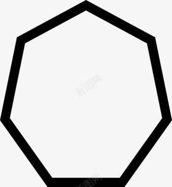 七边形几何体多边形图标图标