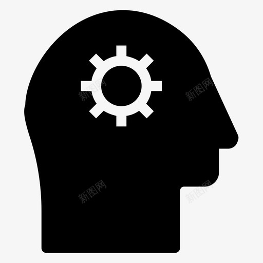 大脑创造力想法图标svg_新图网 https://ixintu.com 创造力 医学符号 大脑 头脑 思维 想法