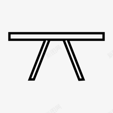 桌子家具工具图标图标