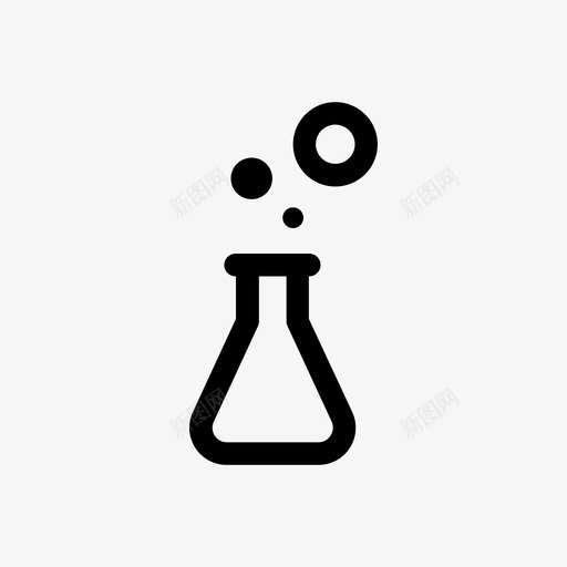 化学erlenmeyer烧瓶科学图标svg_新图网 https://ixintu.com erlenmeyer烧瓶 化学 科学