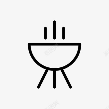烧嘴烹饪食物图标图标
