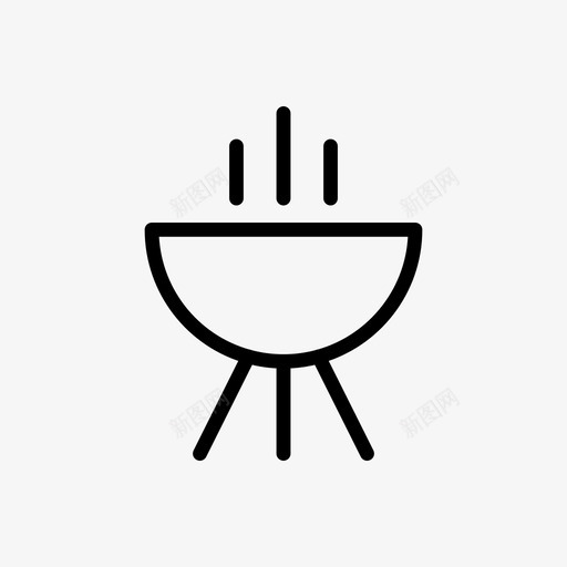 烧嘴烹饪食物图标svg_新图网 https://ixintu.com 假日 厨房 夏季和假日雕文图标 烧嘴 烹饪 食物