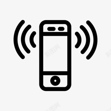 振动手机iphone图标图标