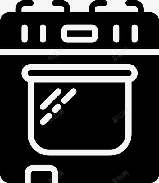 炊具电器家具图标svg_新图网 https://ixintu.com 家具 家居用品 家用 炊具 电器 衣柜