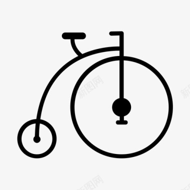 自行车马戏团小丑图标图标