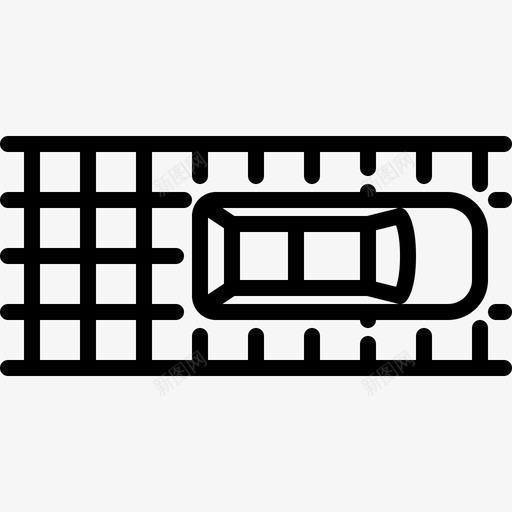 太阳能电池汽车道路图标svg_新图网 https://ixintu.com 太阳能电池 技术 未来 汽车 道路