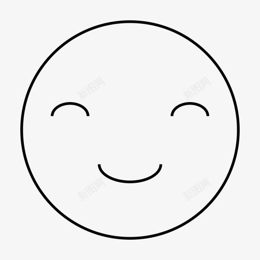 贴纸表情符号表情图标svg_新图网 https://ixintu.com 微笑 用户界面 表情 表情符号 贴纸 面部表情