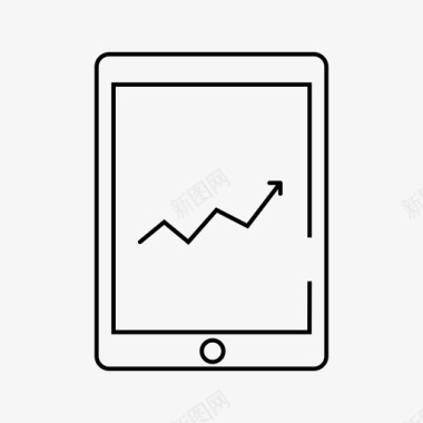 平板电脑分析ipad分析平板电脑图表图标图标