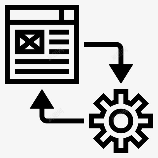 网络开发编程软件开发图标svg_新图网 https://ixintu.com 编程 网络开发 网络编程 软件开发