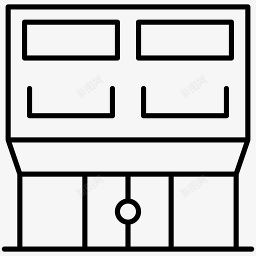 别墅住宿建筑图标svg_新图网 https://ixintu.com 住宿 别墅 建筑 房屋 豪华