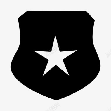警徽警察局保安图标图标